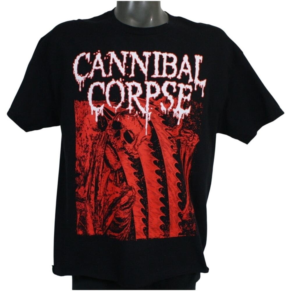 Cannibal Corpse 2022 Tour T Shirt XL Cropped Black Death Metal Band Tee